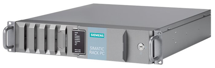 Máy tính công nghiệp SIMATIC IPC647E dạng rack 2U với cửa trước có khoá