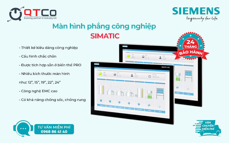 Những lợi ích màn hình phẳng công nghiệp SIMATIC