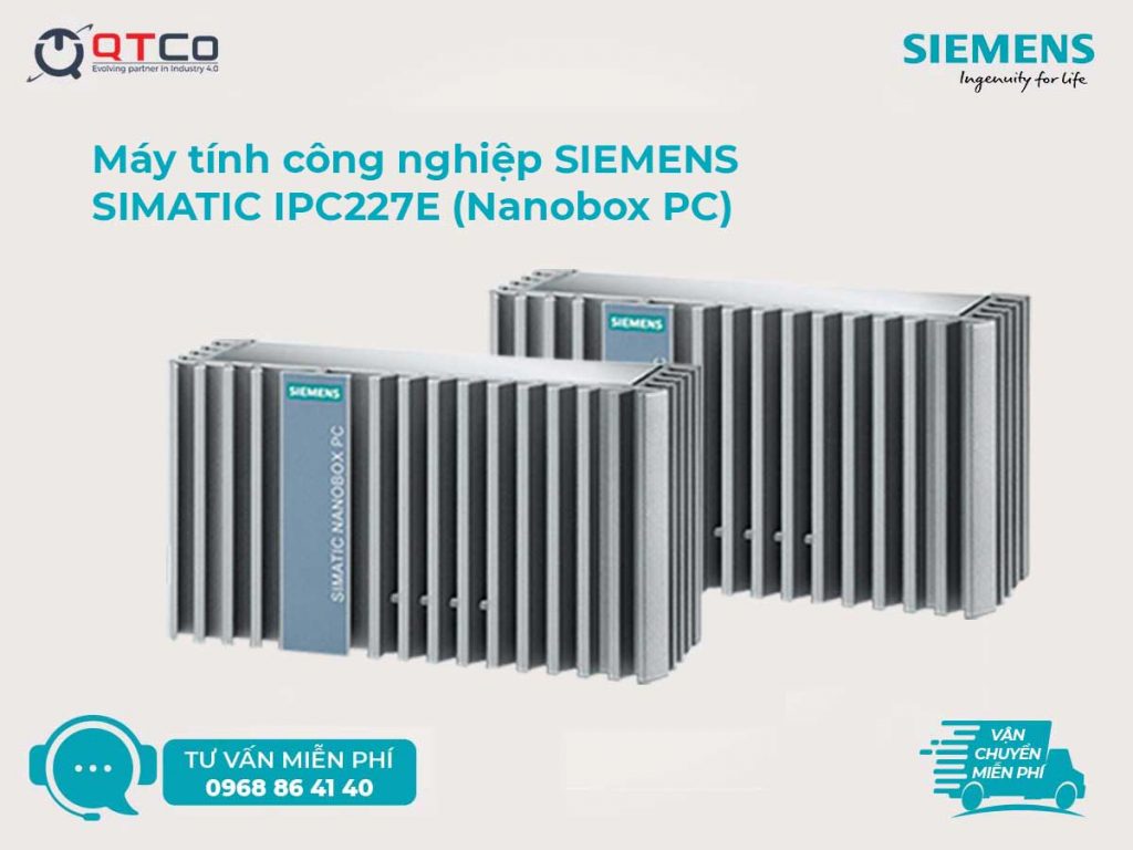 Máy tính công nghiệp SIMATIC IPC227E Nanobox PC vỏ kim loại kín không quạt