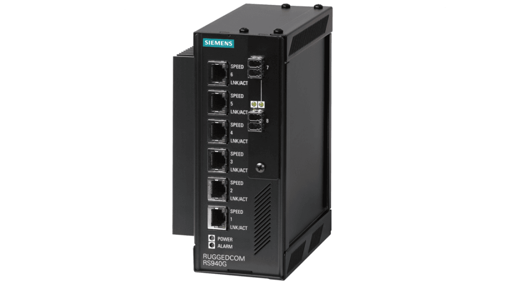 Siemens Ruggedcom RS940G có tính bảo mật cao